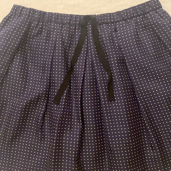 J.Crew Crewcuts Girls Navy blue silk skirt size 14 - Picture 2 of 7
